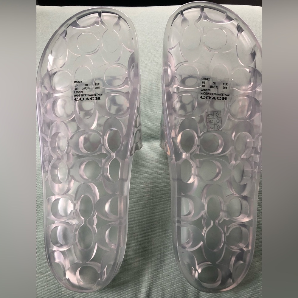 Coach Iridescent Slide Sandals - Picture 2 of 5